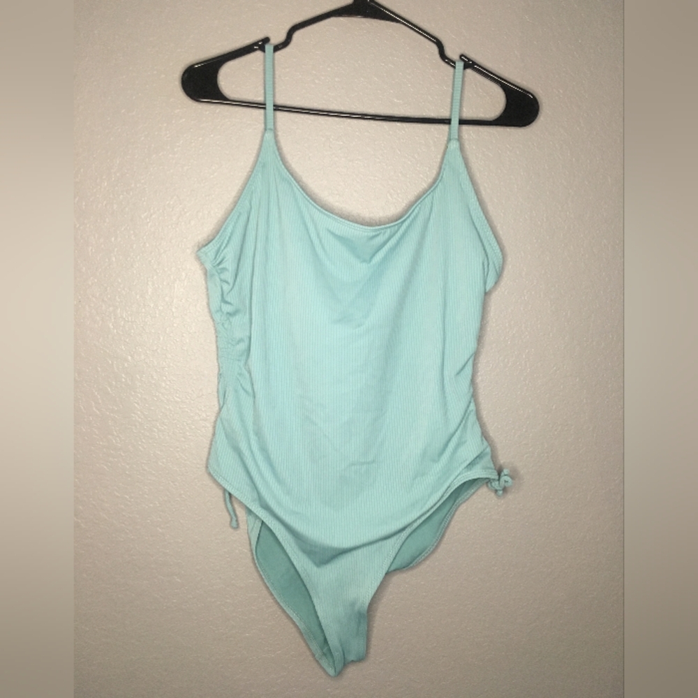 Light Blue One-Piece Swimsuit